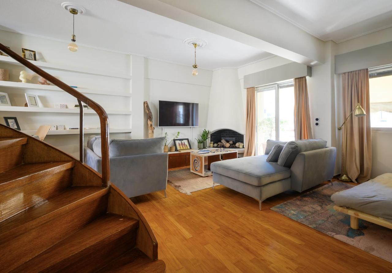Relaxed Art Deco Maisonette Pagrati Ateny Zewnętrze zdjęcie